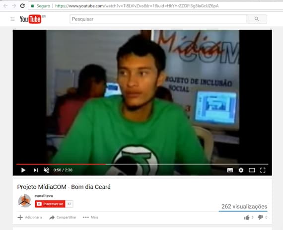Projeto Midiacom é notícia na TV Verdes Mares - Bom dia Ceará